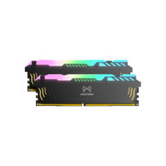 Комплект памяти Mastero DDR5 DIMM 32Гб (2х16Гб), 6000МГц, CL38, ARGB, Retail, 1.3В, XMP, с радиатором (MSHR6000C38-32G5-K2)