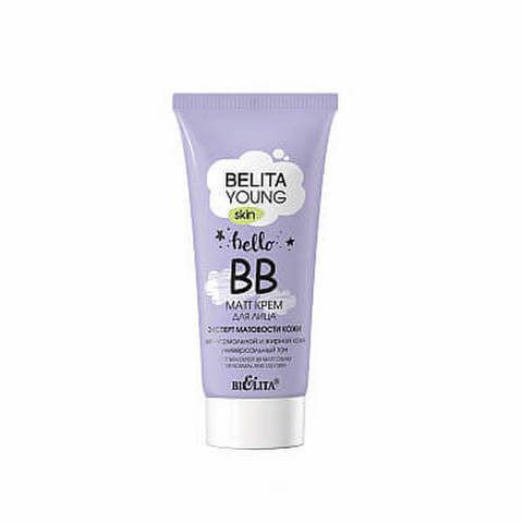 ВВ-matt крем для лица «Эксперт матовости кожи» для нормальной и жирной кожи , 30 мл ( Belita Young Skin )