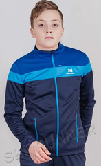 Детская утеплённая лыжная куртка Nordski Jr. Drive Blueberry-Blue