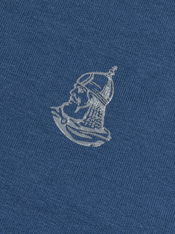 Спортивный костюм «Мастер» цвета синего денима. Лёгкий футер