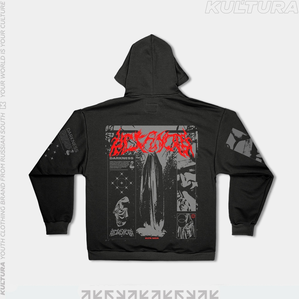 Hoodie noir best sale oversize
