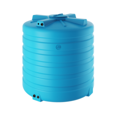 Ёмкость пластиковая пищевая Акватек ATV PREMIUM 1500 BW 1500 л. вертикальный (1260x1260x1420см;синий) - арт.555973.5