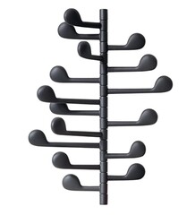 Bешалка Song ARPER настенная/металл/black 16 крючков 470х40х585h