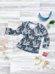 Футболка с длинным рукавом Mjölk Лебеди