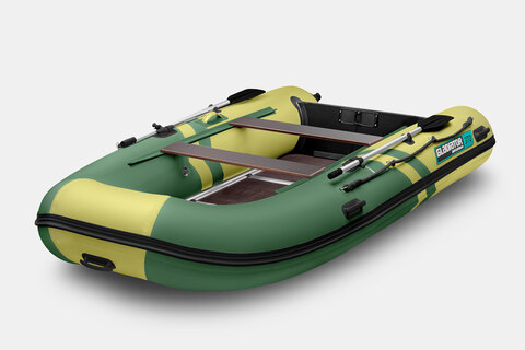 Надувная лодка GLADIATOR B370 зелено-оливковый