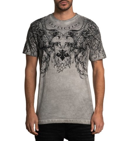 Affliction | Футболка мужская SHREDDED TALONS A22256 перед