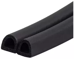 Уплотнитель D-50 10х12мм черный бухта 50м (промышл.) TECH-TOP 2х25м---