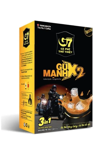 Кофе растворимый 3 in 1 TRUNG NGUIEN G7 GU MANH X2, 300 г (12 пакетиков) Вьетнам