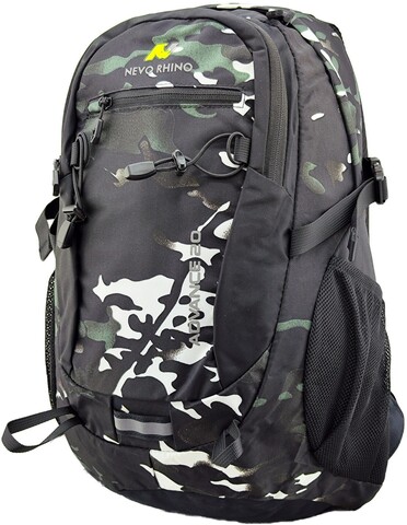 Картинка рюкзак туристический Nevo Rhino 9067-NW Camo Black Green - 17
