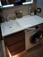 Раковина над стиральной машиной Aqua Symphony Rock  L (левая) 100 x 55 (Рок)
