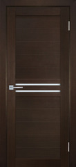 Дверь ТЕХНО-739 / Цвет Венге / белый сатинат / Двери МАРИАМ