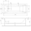 Am.Pm W93A-160-070W-R Gem  каркас для ванны 160х70 см