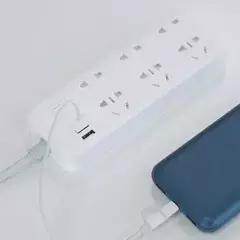 Удлинитель Xiaomi ZMI Extension Plug-in Board Socket CX05, 6 розеток, 1.8 м, 10А / 2500 Вт белый