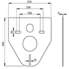 Alcaplast AM101/1120-4:1 RU M578-0001 Сет 4в1 Инсталляция+крепл.+шумоизоляция+кнопка M578 черн.мат (302433)
