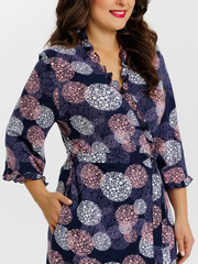 4052/1 Халат женский на поясе