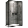 Abber Sonnenstrand AG04100BC-S100B Душевой уголок, 100x100x195, цвет: чёрный