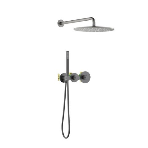Timo SX-2359/18SM Душевая система встроенная с термостатом Timo Saona SX-2359/18SM черное золото