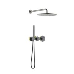 Timo SX-2359/18SM Душевая система встроенная с термостатом Timo Saona SX-2359/18SM черное золото фото