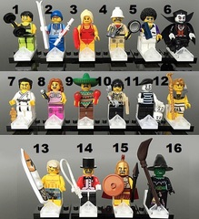 Minifigures Blocks Building Series 01