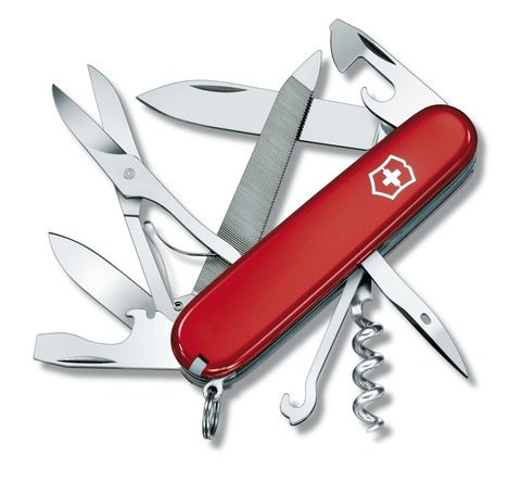 Складной нож Victorinox Mountaineer (1.3743) 91 мм., 18 функций - Wenger-Victorinox.Ru