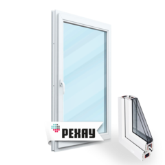 Пластиковое окно Рехау 70 мм одностворчатое