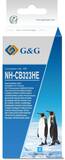 Совместимый струйный картридж G&G NH-CB323HE для HP Photosmart B8553, C5324, C5370, C5373, C5380, C5383, голубой