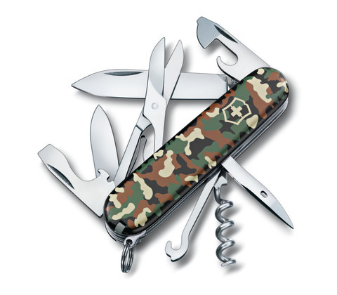 Складной нож Victorinox Climber Camouflage (1.3703.94) 91 мм., 14 функций, камуфляжная расцветка - Wenger-Victorinox.Ru