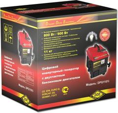 Генератор бензиновый инверторного типа DDE DPG1101i (1ф ном/макс. 0,8/0,9 кВт, 2-х тактн дв, т/бак