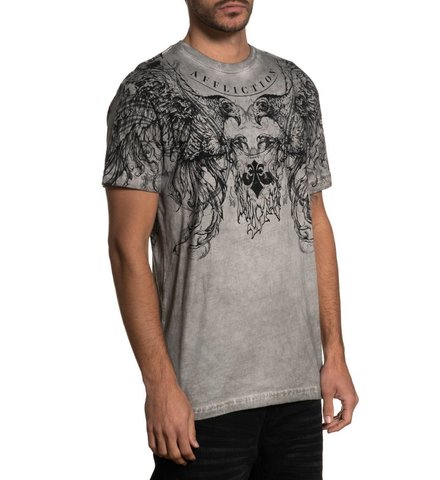 Affliction | Футболка мужская SHREDDED TALONS A22256 правый бок