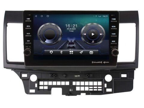 Магнитола Mitsubishi Lancer X (2007-2015) Android 10 6/128 IPS DSP 4G модель CBK-3042TS10