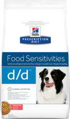 Ветеринарный корм для собак с пищевыми аллергиями, Hill`s Prescription Diet d/d Food Sensitivities, с лососем и рисом