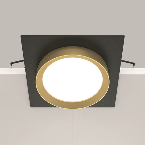 Встраиваемый светильник Maytoni Hoop DL086-GX53-SQ-BG