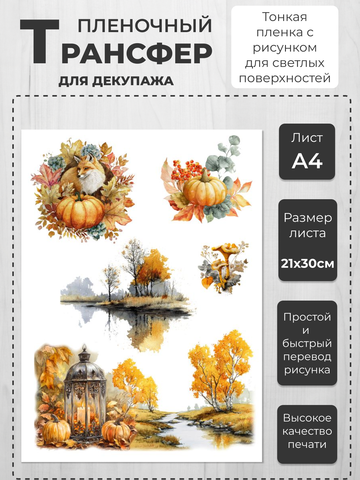 0174 Пленочный трансфер для декупажа формат А4, ProArt