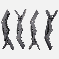 Зажимы для волос крокодил IPARIKMAHER Soft Touch 115 мм 4 шт