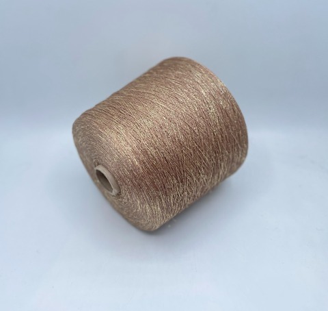 Industria Italiana (пр.Италия),art- Frizzante 3500 м/100гр, 70%Вискоза, 15%Металлик(Люрекс), 15%Полиамид, цвет-Латунный(93/401). арт-35962