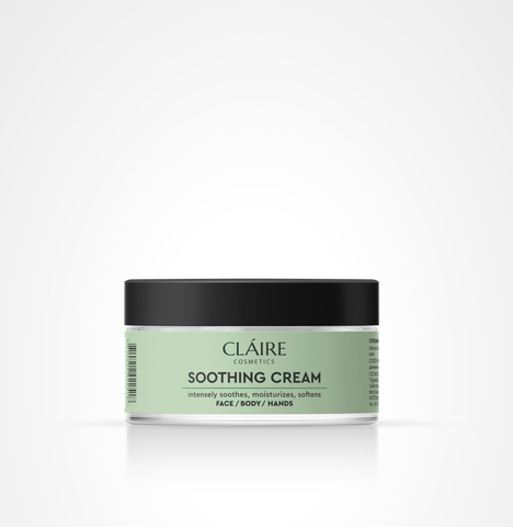 Claire cosmetics УНИВЕРСАЛЬНЫЙ КРЕМ для лица, тела и рук Успокаивающий SOOTHING CREAM 200мл