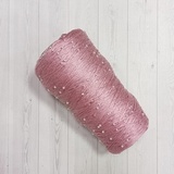 Пряжа Хлопок с бусинами 009 клубничное мороженое