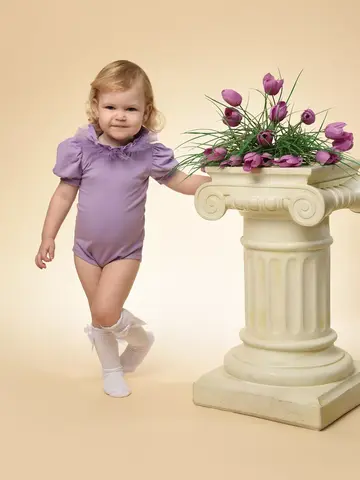 Боди с декоративным воротничком