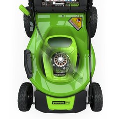Газонокосилка Greenworks GD60LM46SPK4 60V (46 см) самоходная аккумуляторная, с АКБ 4 А/ч и ЗУ