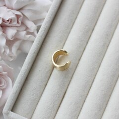 Кафф 13*8 мм, позолота,Ш137