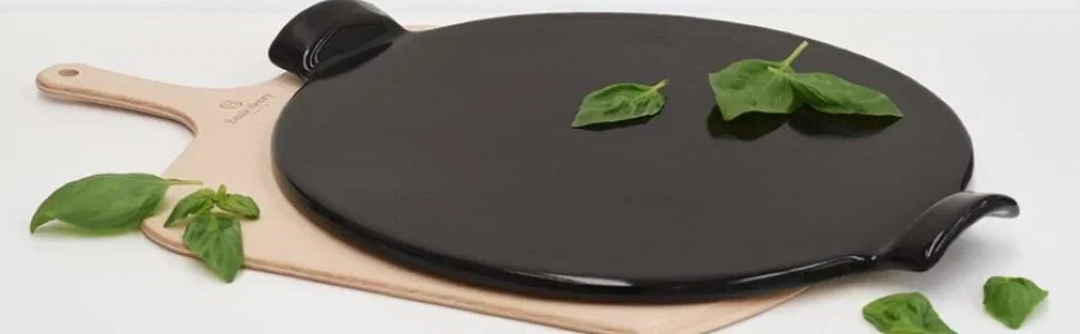 Камень и лопата для хлеба и пиццы Emile Henry (базальт)