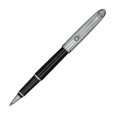 Ручка-роллер Aurora Ottantotto (Series 88), Silver & Black CT (AU-877)