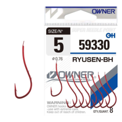 59330 №14 Крючки OWNER Ryusen-BH RED | продажа от 5 уп.