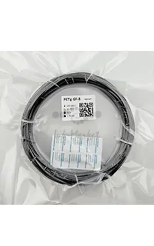 Пластик для 3Д принтера Filamentarno! PETg GF-8 чёрный 50 м, 1.75 мм