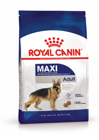 Royal Canin Maxi Adult корм для взрослых собак крупных пород 15кг