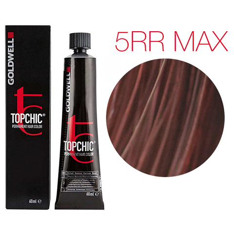 Goldwell Topchic 5RR MAX (глубокий красный) - Стойкая крем-краска