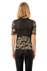 Женская теннисная футболка Hydrogen Printed Second Skin Tee Woman - camouflage