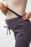 Утепленные спортивные брюки для беременных 15361 графит