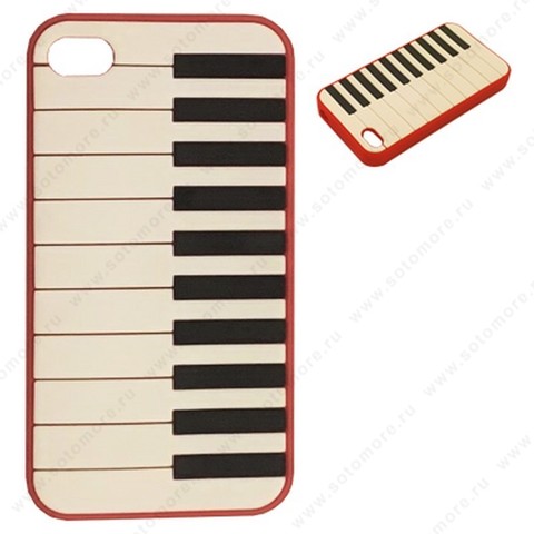 Накладка силиконовый для iPhone 4s/ 4 тема 5 вид 12