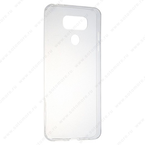 Накладка силиконовая ультра-тонкая для LG G6 прозрачная